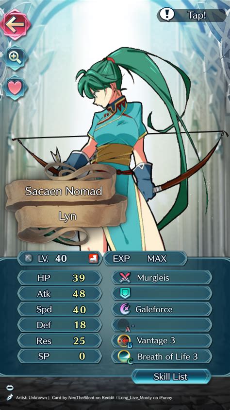 Choose Your Legends Lyn (Fanmade) : FireEmblemHeroes