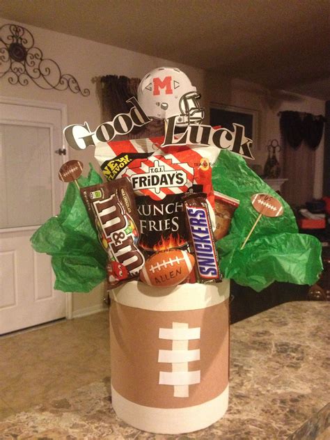 Varsity Football Player T Idea I Made This Basket For My