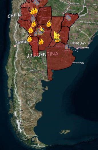 Reporte oficial por los incendios en Argentina Detallan algunos daños