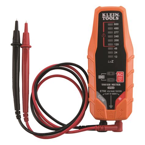 It is in some ways similar to a digital multi meter (dmm) and insulation. Electronic AC/DC Voltage Tester - ET60 | Klein Tools - For ...