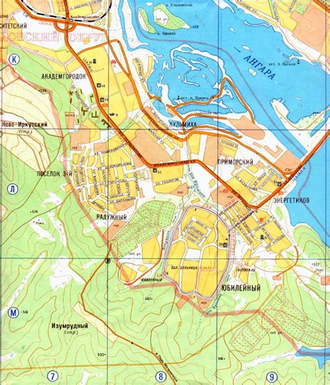 Irkutsk Clickable Map Of Irkutsk