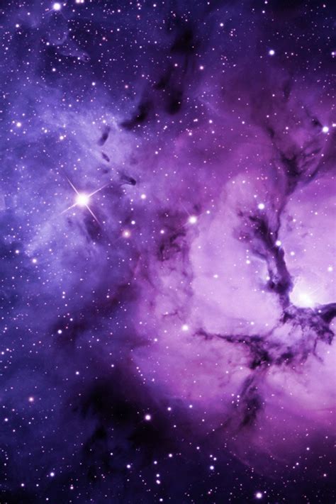Free Download Purple Nebula Simply Beautiful Iphone Wallpapers 640x960