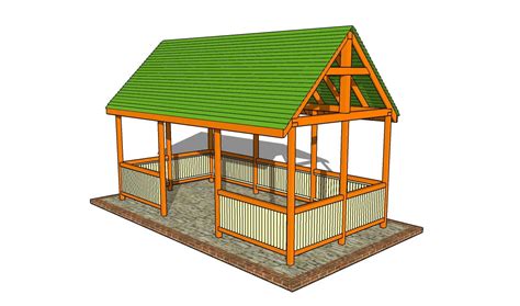 Outdoor Pavilion Plans Howtospecialist Build Step Jhmrad 54468