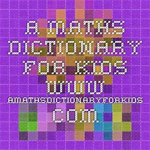 A Maths Dictionary For Kids 2015 By Eather Math Charts