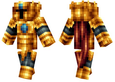 Golden Knight Minecraft Skins
