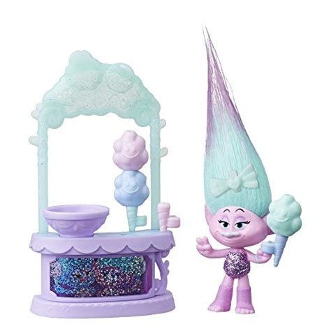 Trolls Dreamworks Satins Sweet Treats Playset Cotton Candy Stand Wit