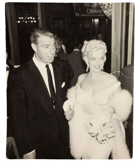 Marilyn And Joe Dimaggio At The Premiere Of The Seven Year Itch June 1st 1955 Marylin Monroe