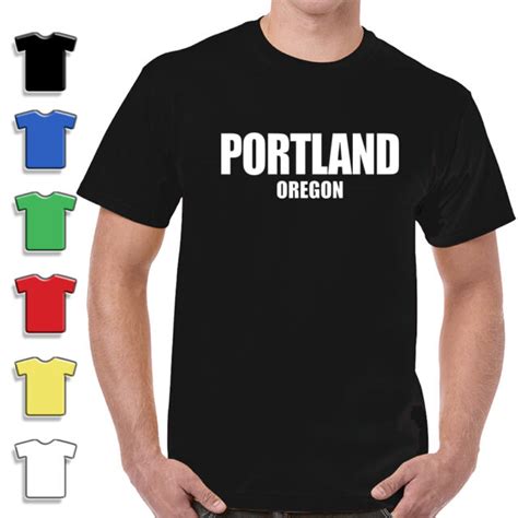 Portland Oregon Us Cities Series T Shirts 100 Cottom Quality Tee Ebay