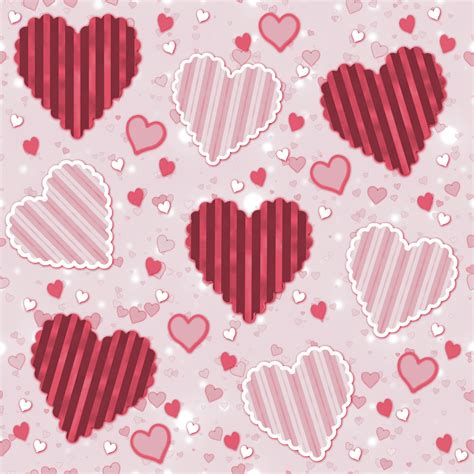 Hearts Background Pattern Wallpaper Free Stock Photo Public Domain