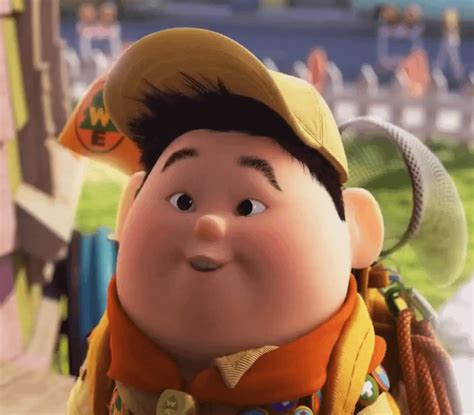 In The Movie Up 2009 Russell Has A Round Appearance This Is Because