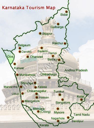It allow change of map scale; Image result for karnataka tourist maps | Tourist map, Road trip adventure, India world map