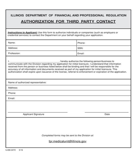 Free 8 Third Party Authorization Forms In Pdf Ms Word
