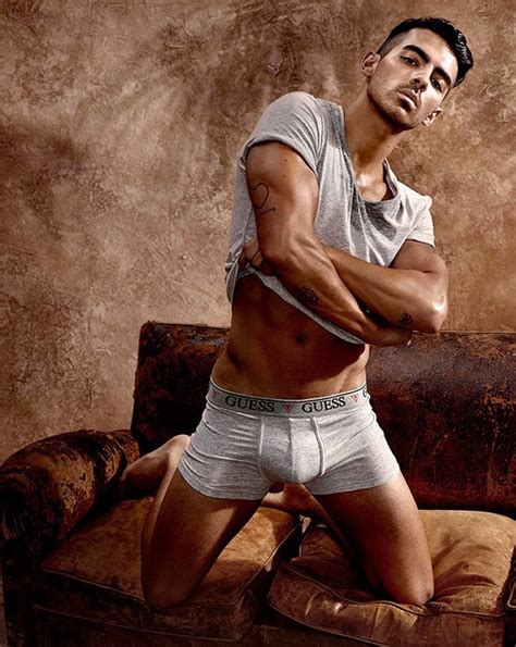 Joe Jonas Serves Abs Bulge In New GUESS Underwear Campaign