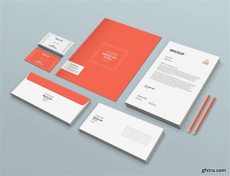 Stationary Mock Up Template Gfxtra