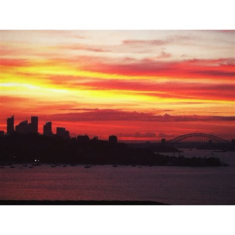 Sydney Beautiful Sunset Sunset Visiting