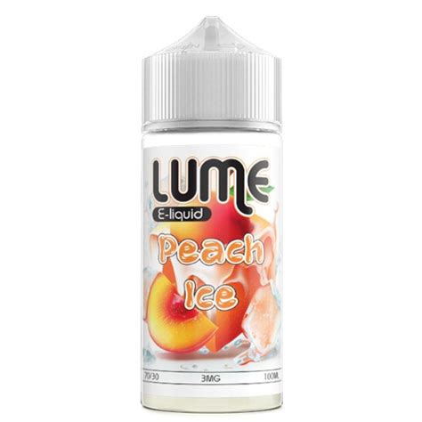 Lume Peach Ice 30ml In 100ml Bottle Long Fill 3mg