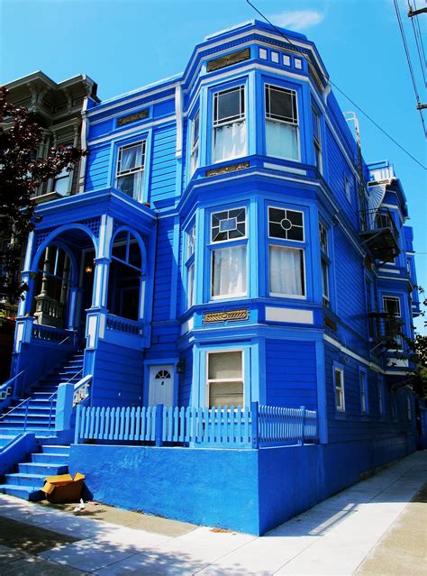 Blue Victorian Estate Victorian Homes Blue House Exterior House Colors