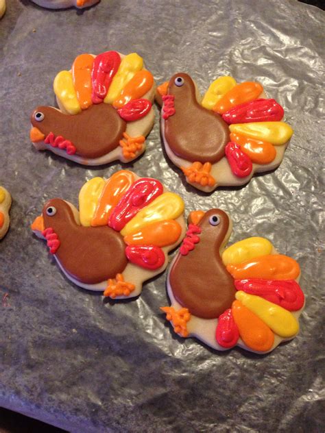 How To Decorate Turkey Sugar Cookies