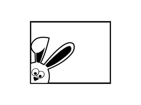 Bunny Svg Easter Svg Peeking Bunny Rabbit Svg Easter Cartoon Etsy