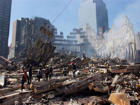 911 Ground Zero Damage Overview High Resolution Photos Public
