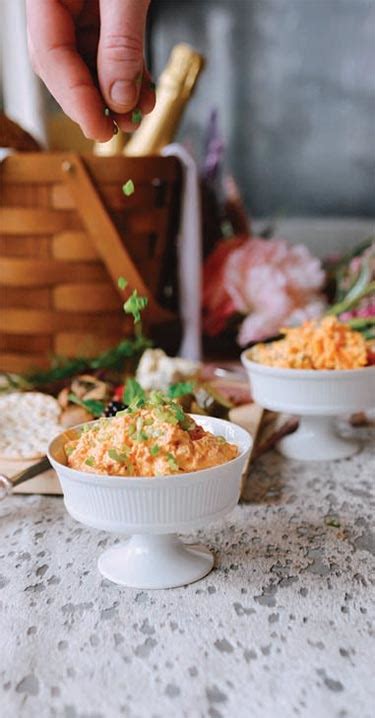 … recipe's a twist on a savory cheese ball and my vegetarian buffalo chicken dip. Buffalo Ranch Chicken Dip | Ellis County Living Magazine