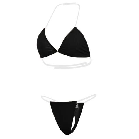 Sexy Hot Micro Bikini Shiny Women Brazilian G String Set Thong Swimwear Swimsuit Ebay