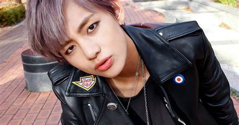 In the mv, his hair is messy and a part of his hair (on each jh: 10 Of BTS V's Most Unforgettable Hairstyles Since Debut