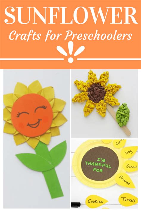 Super Cute Sunflower Crafts For Kids