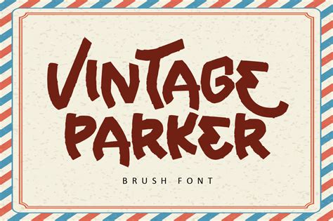 Vintage Parker Font By Illushvara Creative Fabrica