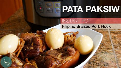 Pata Tim Paksiw Na Pata Filipino Braised Pork Hock Dish Recipe