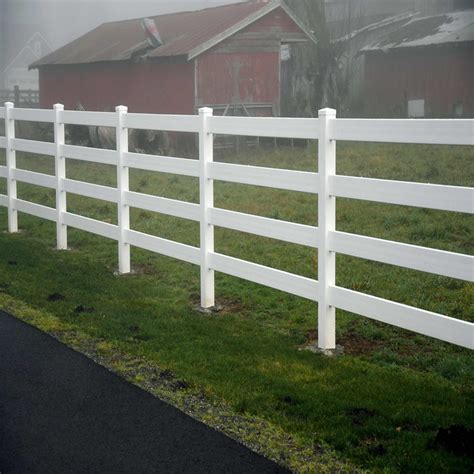 Horse Paddock Fence 3 Rails Uv Proof And Easy To Assemble Horse Vinyl