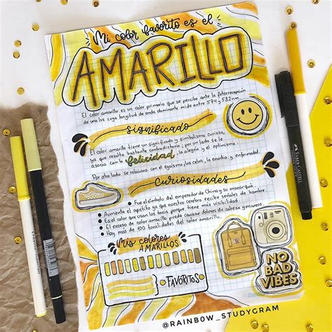 Hoy colo colo juega el partido mas importante en los últimos 20 años y es que el equipo de hector tapia busca meterse en semifinales de. •Rainb0w_studygram• on Instagram: "El color Amarillo ...