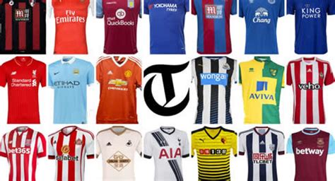 Fútbol Europa Premier League Camisetas De Los Equipos De La Premier