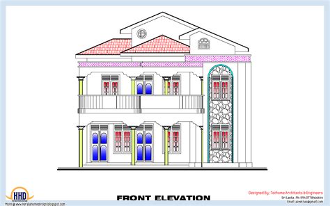 3 Bedroom Home Plan And Elevation Kerala Home Design And Floor Plans
