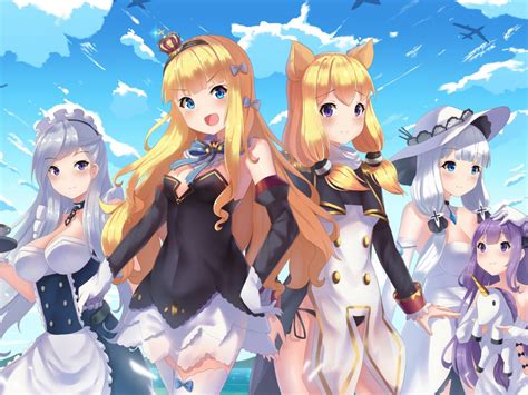 Anime Girls Blonde Beautiful Azur Lane Wallpaper Hd Image Picture