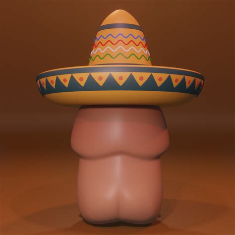 Stl File Ochinchin Cute Figure Mexican Penis Penis Cute Figure