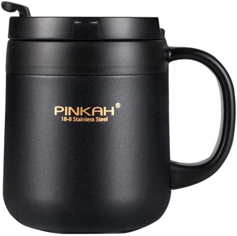 insulated coffee mug stainless steel thermal mug with handle and lids double wall vacuum coffee