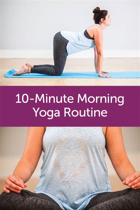 10 Minute Morning Yoga Routine Morning Yoga Morning