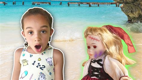 escaping the crazy doll at the beach the crazy doll keeps moving dollmaker is coming to get
