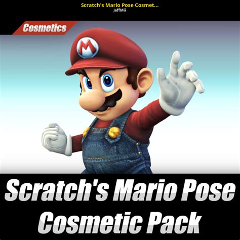Scratchs Mario Pose Cosmetic Pack Super Smash Bros Brawl Mods
