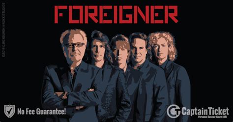 Discount may not be used toward. Foreigner Tickets | Cheapest Without Fees | Captain Ticket™