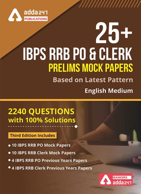 Ibps Rrb Po Clerk Prelims Mocks Test Papers English Printed Edition