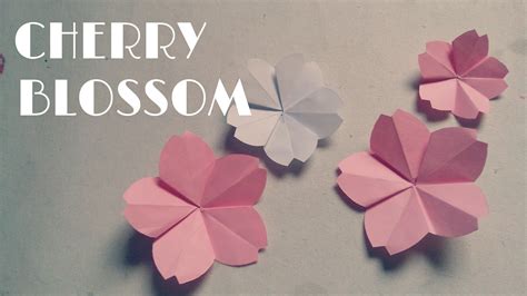 Origami Easy Origami Cherry Blossom Origami Flowers Tutorial Easy