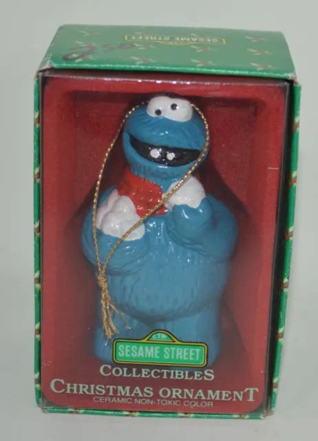Muppets Cookie Monster Sesame Street Jim Henson Christmas Ornament 35
