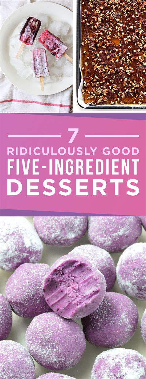 7 Five Ingredient Desserts You Should Make This Weekend