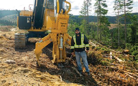 E Logger Shovel Logging Forest And Millyard Tigercat Equipment