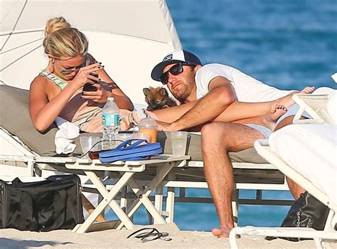 Paulina Gretzky And Boyfriend Golfer Dustin Johnson Relax