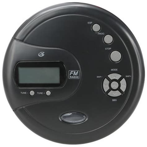 Gpx Portable Cd Player Black 1 Ct Pay Less Super Markets