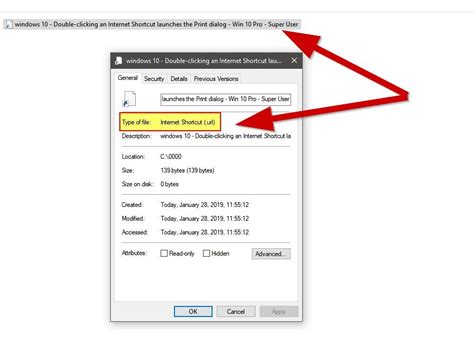 Windows 10 Associate Url Shortcut File To Open With An Internet
