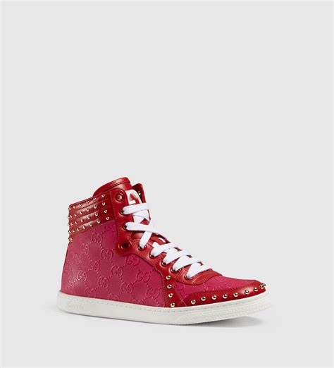 Coda High Top Sneaker 385760aiy306560 Sneakers Fashion Red Leather